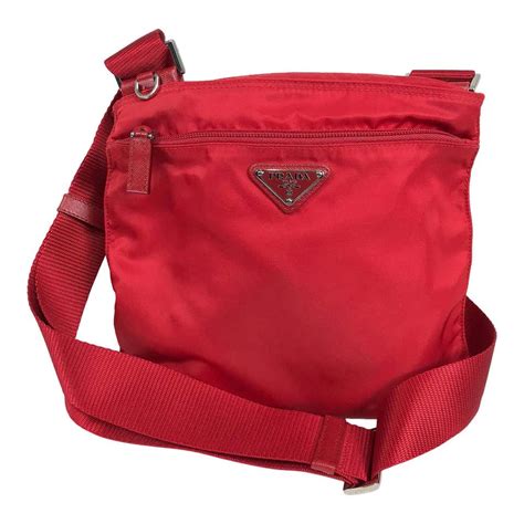 prada crossbody nylon red|prada nylon crossbody sale.